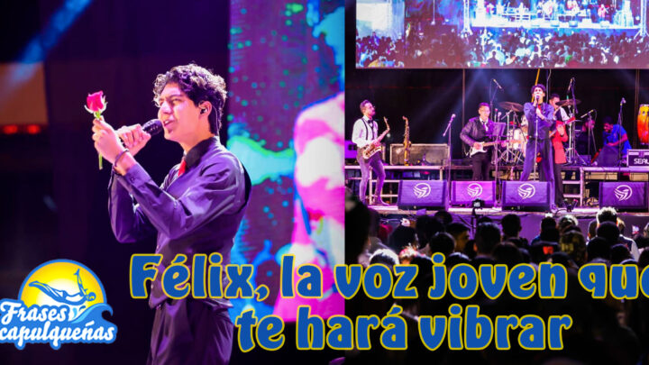 Félix Salgado Jr, un joven promesa de la música romántica que hoy da de que hablar.