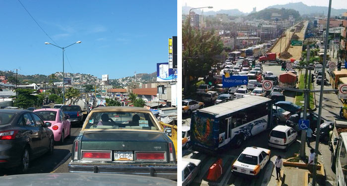 Las 7 razones por las que hay un Trafical en Acapulco