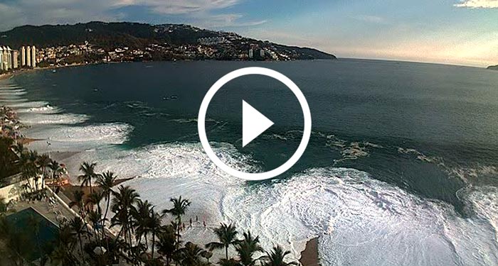 Video: Cuando el Mar se enfurece en Acapulco