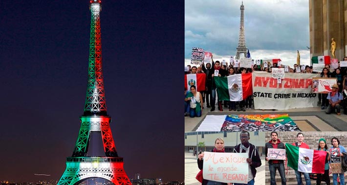 Cuando Francia apoyó a Ayotzinapa