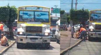 Urbanero atropella a discapacitado frente al Hospital Vicente Guerrero