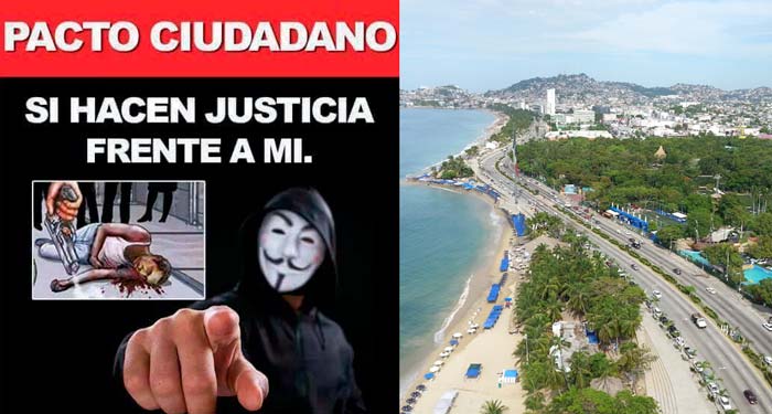 Acapulqueños piden “Justiciero Anónimo” para Acapulco