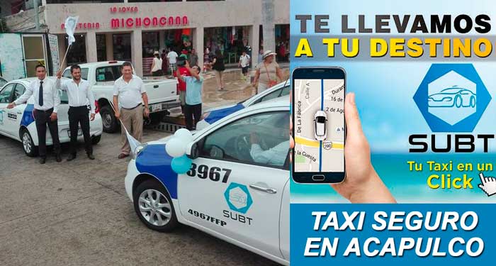 Acapulco estrena nuevo servicio de Taxi Ejecutivo (SUBT)
