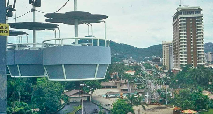 Así era el antiguo Teleférico del Parque Papagayo Acapulco