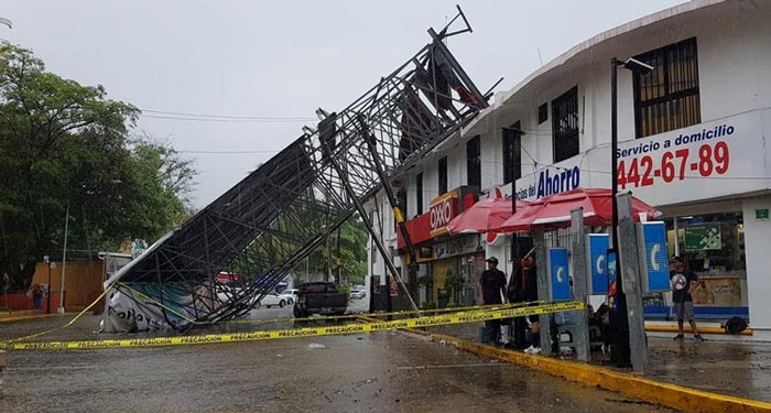 Estos son los daños de la Tormenta ‘Narda’ en Acapulco