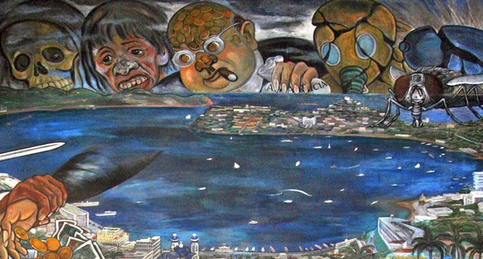 El misterioso mural hecho en 1955 que presagió el futuro de Acapulco