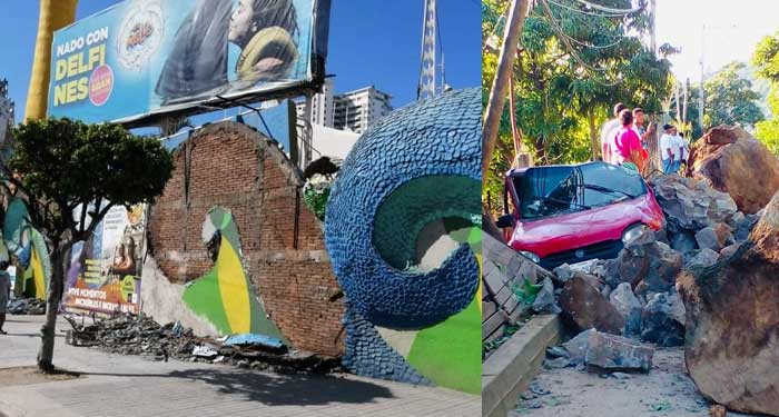Los daños que dejó el terremoto en Acapulco