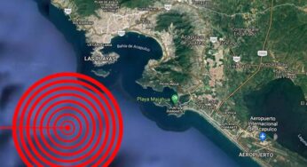 El sismo de 7.1 grados se originó frente a la bahía de Acapulco