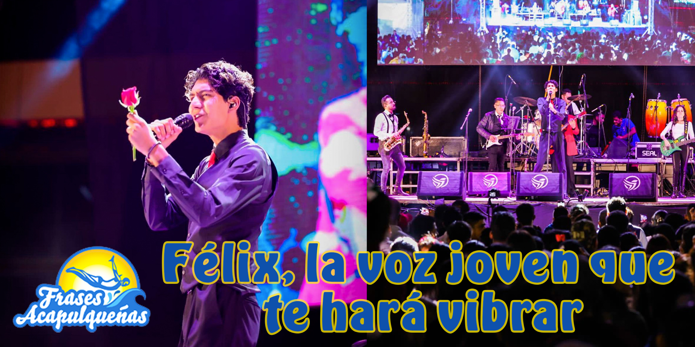 Félix Salgado Jr, un joven promesa de la música romántica que hoy da de que hablar.
